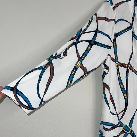 🆕 CHARTER CLUB 3/4 sleeves blouse - Picture 4 of 5